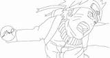 Rasengan Lineart Shippuden Sasuke sketch template