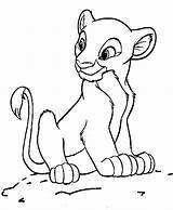 Coloring Simba Baby Pages Popular sketch template