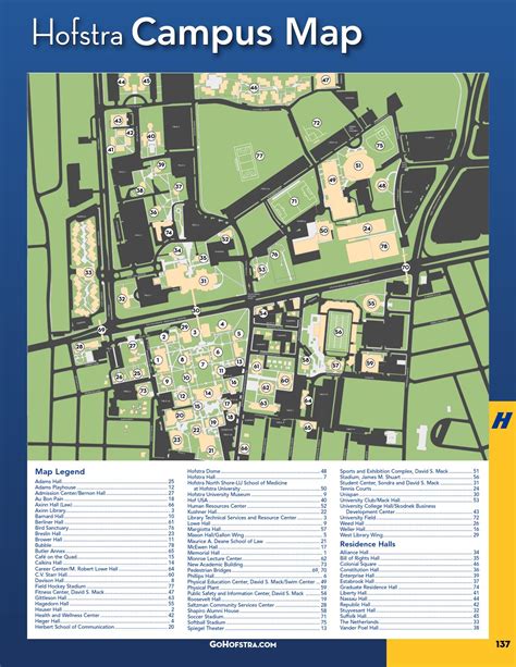 Hofstra University Campus Map World Map Gray