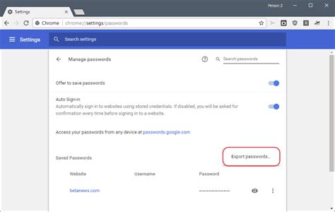 google chrome  password export autoplay blocker  security updates ghacks tech news