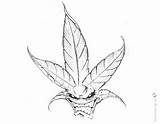 Coloring Weed Pages Trippy Drawings Stoner Embroidery Printable Adults Kids Print Color sketch template