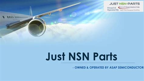nsn parts nsn components purchasing solution  aircraft ship marine powerpoint