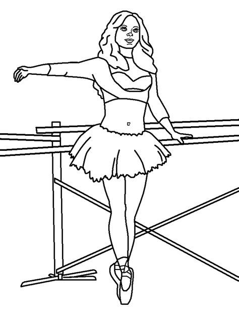 ballet coloring pages  kids  coloring home