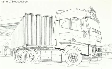 draw volvo fh  truck globetrotter volvo trucks volvo truck