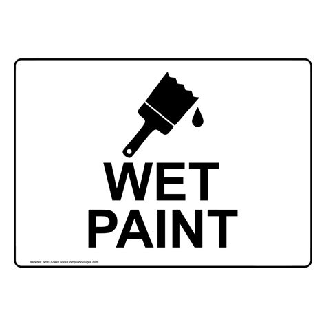 osha notice wet paint sign  symbol   ubicaciondepersonas