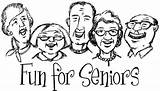 Seniors Senior Massage sketch template