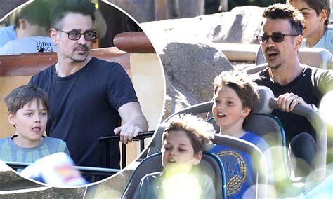 Colin Farrell Enjoys Rollercoaster Rides With His Son Henry 9 At