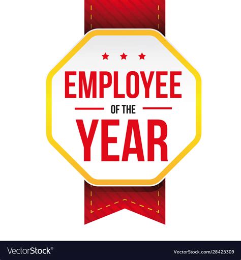 employee year award badge royalty  vector image