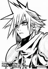 Cloud Coloring Strife Pages Fantasy Final Tidus Drawing Deviantart Sodier Sketch Crisis Core Vii Drawings Clipart Manga Lineart Phoenix Getcolorings sketch template