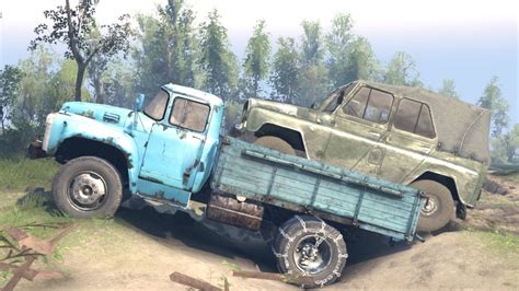 spintires loading  transporting    jeep youtube
