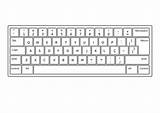 Keyboard Coloring Abnt2 Openclipart Abnt 1697 2400 sketch template