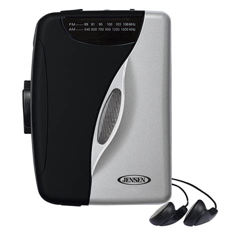 amazoncom jensen scr  stereo cassette player  amfm radio home audio theater