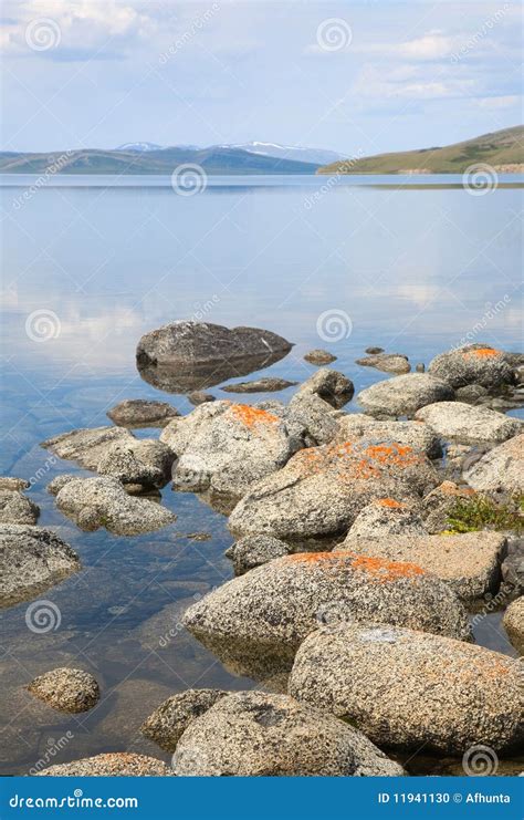 clear mountain lake stock photo image  relaxation