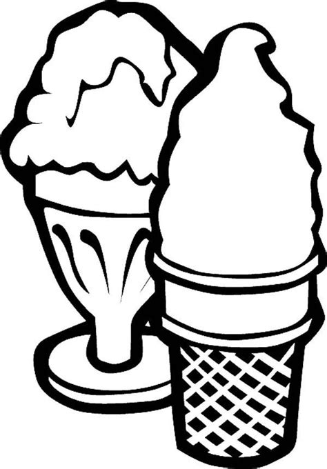 serving ice cream  cup  cone coloring page coloring sky ice