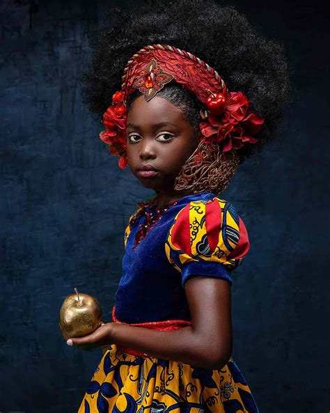beautiful photo series stars black girls as reimagined disney