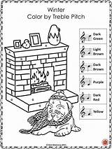 Music Winter Color Activities Notes Choose Board Worksheets Lessons sketch template