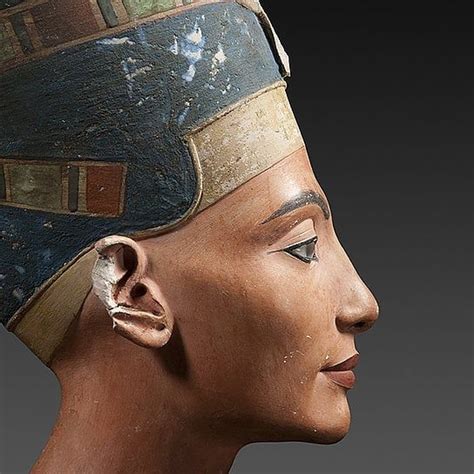 ancient egypt on instagram “bust of queen nefertiti 🇪🇬 dynasty 18th