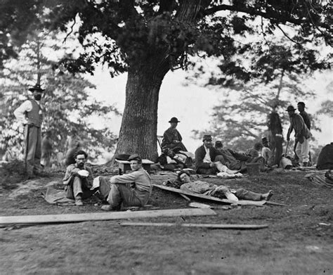 civil war wounded  nwounded soldiers   field hospital