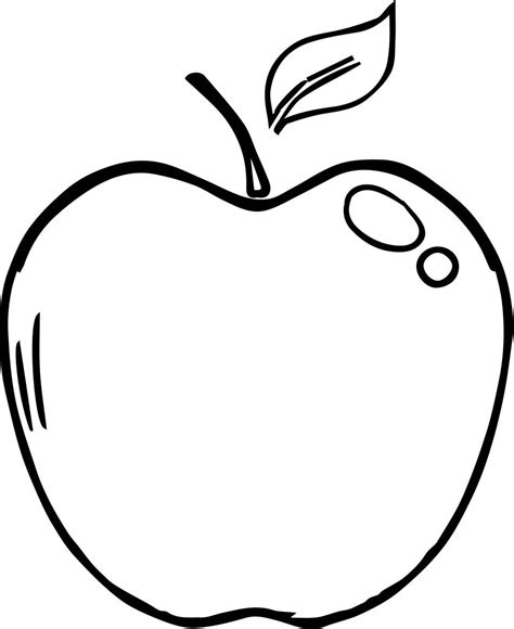 apple coloring pages easy drawings infinity tattoo rocks activities