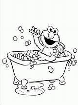 Coloring Pages Elmo Bathroom Activity Children Comments Bestappsforkids sketch template