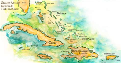 map   greater antilles