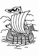 Drakkar Coloring Edupics Viking Ship Pages Sheets Vikings Print Boat Drawing Large sketch template