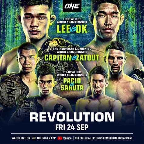 revolution features  title bouts  september