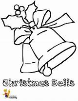 Christmas Coloring Pages Bell Bells Printable Ornaments Ornament Yescoloring Holiday Jolly July Kids sketch template