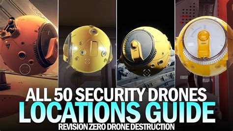 security drone locations guide drone destruction triumphs completion rewards