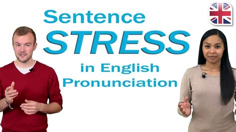sentence stress  english pronunciation youtube