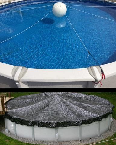 pooltree winter cover support system   pools    backyard pool pool