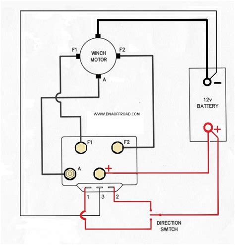 volt winch solenoid wiring diagram cadicians blog
