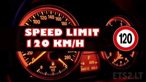 speed limit  kmh ets mods