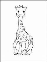 Giraffe Girafe Coloriage Coloriages Giraffes sketch template
