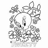 Tweety Bird Coloring Pages Printable Surounded Flowers Baby Online Cute Momjunction Color Along Friends Christmas Toddler Lovely Will Choose Board sketch template