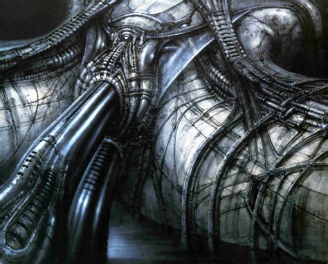 H R Giger Inspired Car Art Gargling Gas