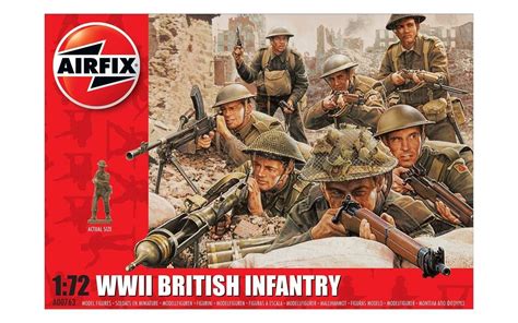 airfix  wwii british infantry scale model kit  mighty ape australia