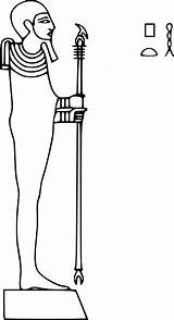 Ptah God Egypt Hieroglyph Egyptian Vector Clip Svg Sketch Symbol Cliparts Castle Clipart Mygodpictures Tattoo Pharaoh Picpng Clker Gods Ancient sketch template