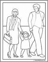 Father Daughter Family Coloring Mother Pages Fathers Drawing Dad Color Printable Go Colorwithfuzzy Walks Print Getcolorings Mine Take Getdrawings Do sketch template