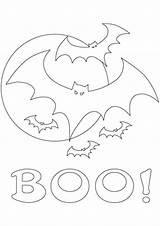 Coloring Bat Halloween Bats Pages Printable Toddlers sketch template