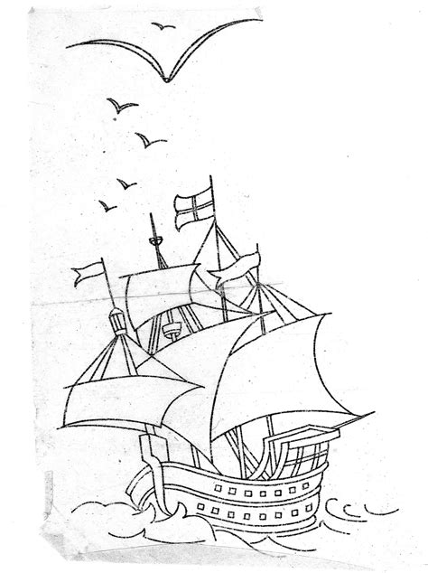 mayflower coloring pages printable printable world holiday
