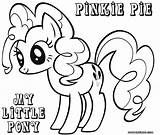 Coloring Pony Little Pie Pinkie Pages Comments sketch template
