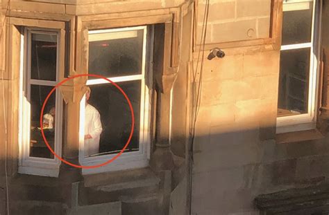 woman stunned after catching celebrity watching her from neighbor s