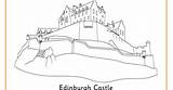 Colouring Edinburgh Castle Pages Andrews St Trending Days Last sketch template