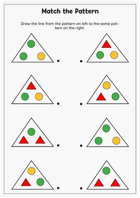 pattern worksheet kindergarten