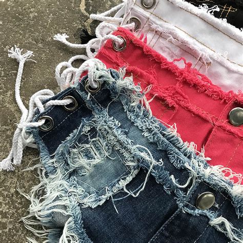 Women Ripped Hole Denim Jeans Shorts Female Sexy Club Party Shorts