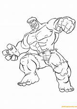 Hulk Pages Genius Coloring Color Scientist Avengers sketch template