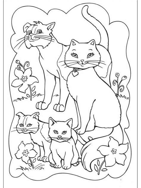 barbie cat coloring pages images hot coloring pages