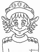 Elf Ears Coloring Pages Christmas Pointed Color Para Colorear Boy Spirit Santa Library Clipart Hellokids Choose Board Print sketch template
