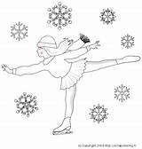 Glace Patineuse Patin sketch template